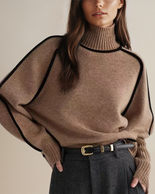 LUXE HIVER | SUÉTER DE CUELLO ALTO MUJER