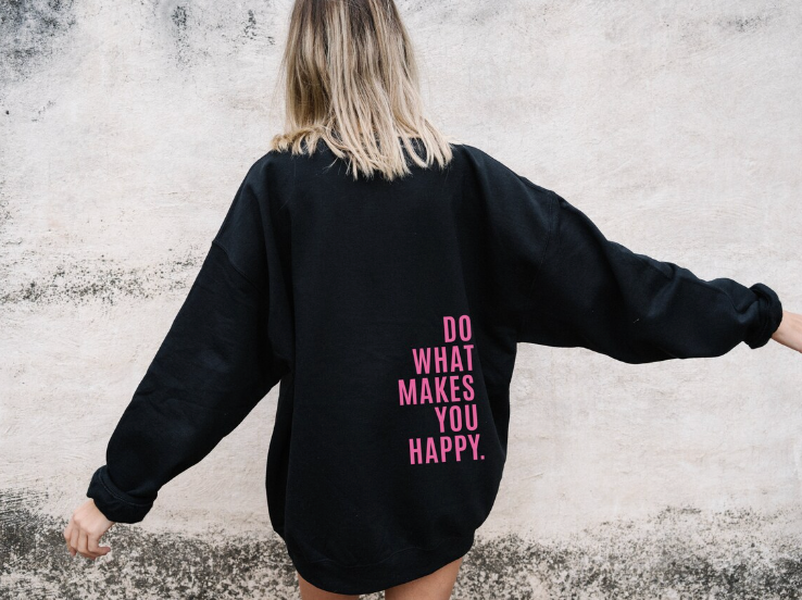 SERENIDAD ROSA | SUDADERA OVERSIZE MUJER